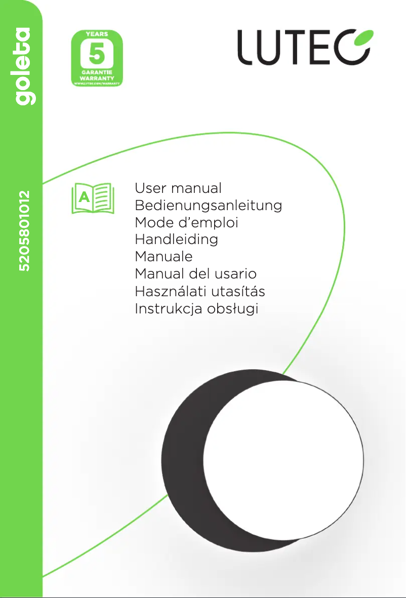 Image de la première page du manuel de l'appareil Goleta