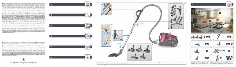 Page 1 de la notice Manuel utilisateur Rowenta RO7266