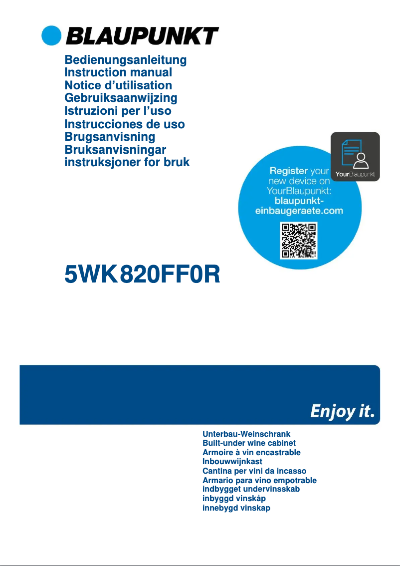 Image de la première page du manuel de l'appareil 5WK820FF0