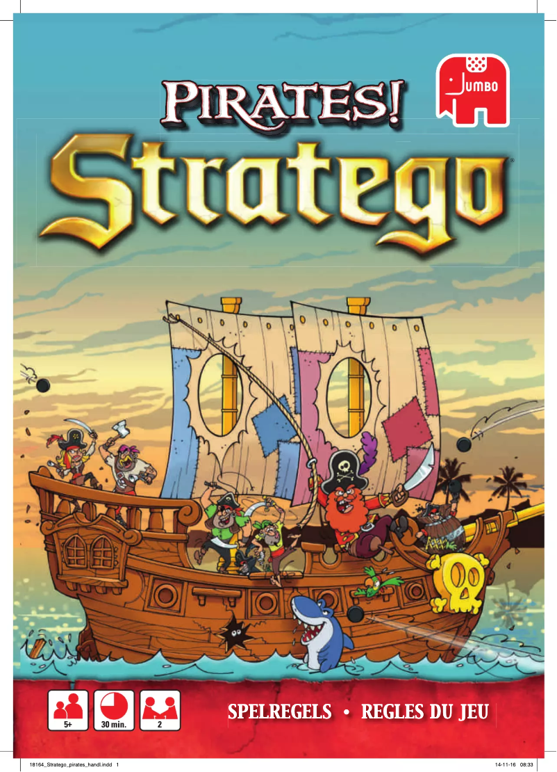 Image de la première page du manuel de l'appareil Stratego Pirates!