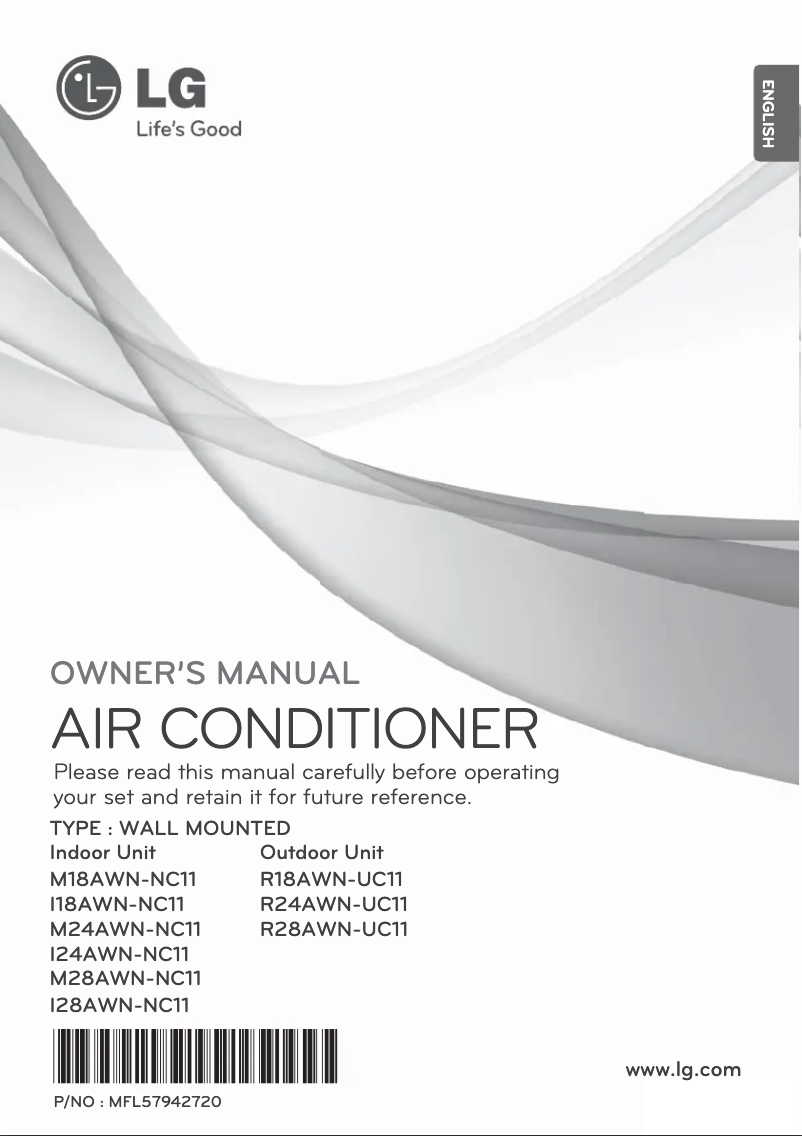 Página 1 del manual Manual de usuario LG I28AWN-NC11