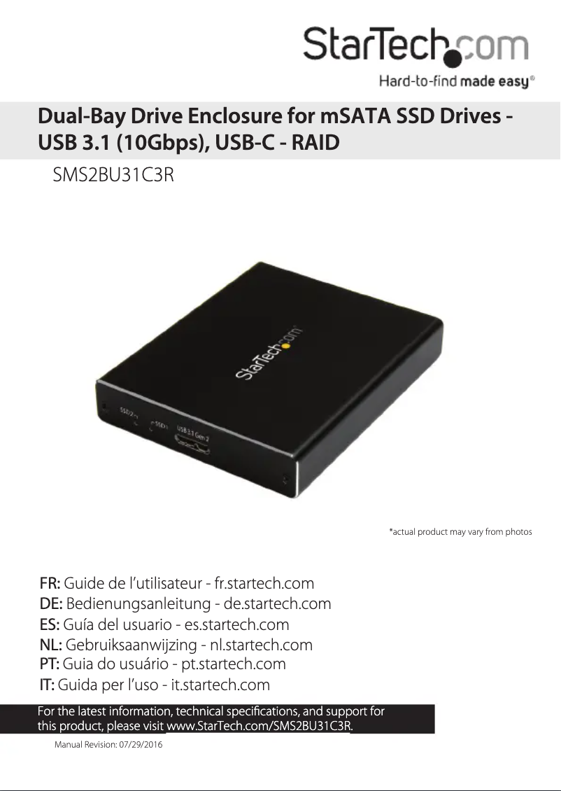 Image de la première page du manuel de l'appareil SMS2BU31C3R