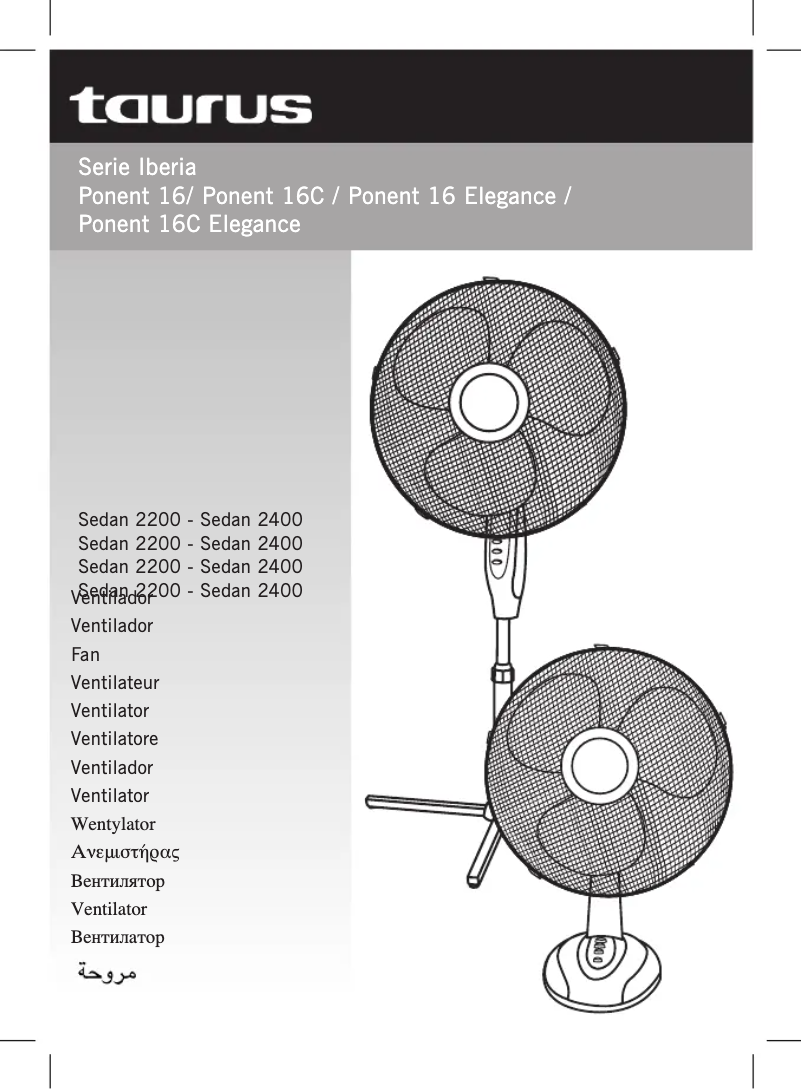Página 1 del manual Manual de usuario Taurus Serie Iberia