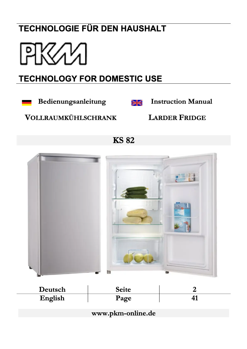 Página 1 del manual Manual de usuario PKM KS82