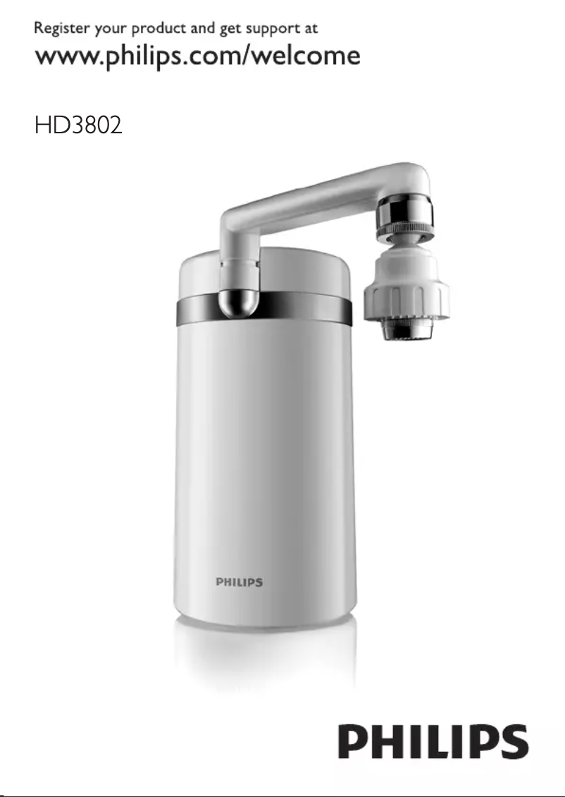 Page n°1 - Manuel utilisateur Philips HD3802