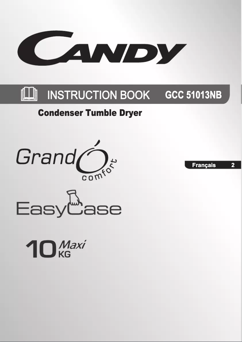 Page 1 de la notice Manuel utilisateur Candy GCC 51013NB-47