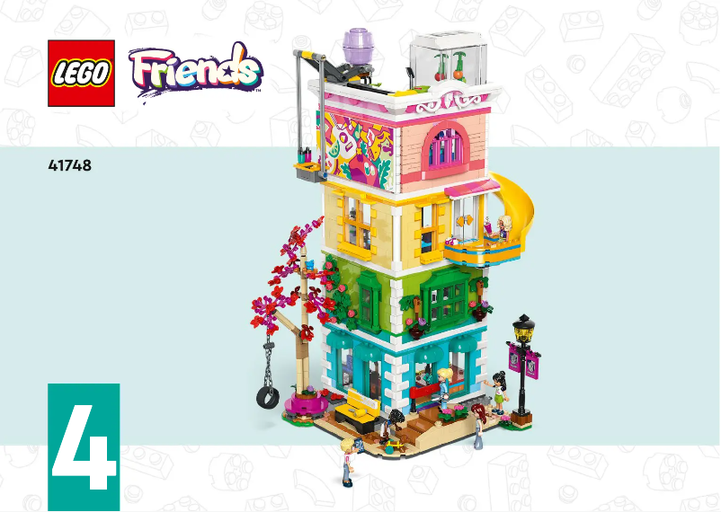 Page 1 de la notice Consignes visuelles Lego Friends 41748