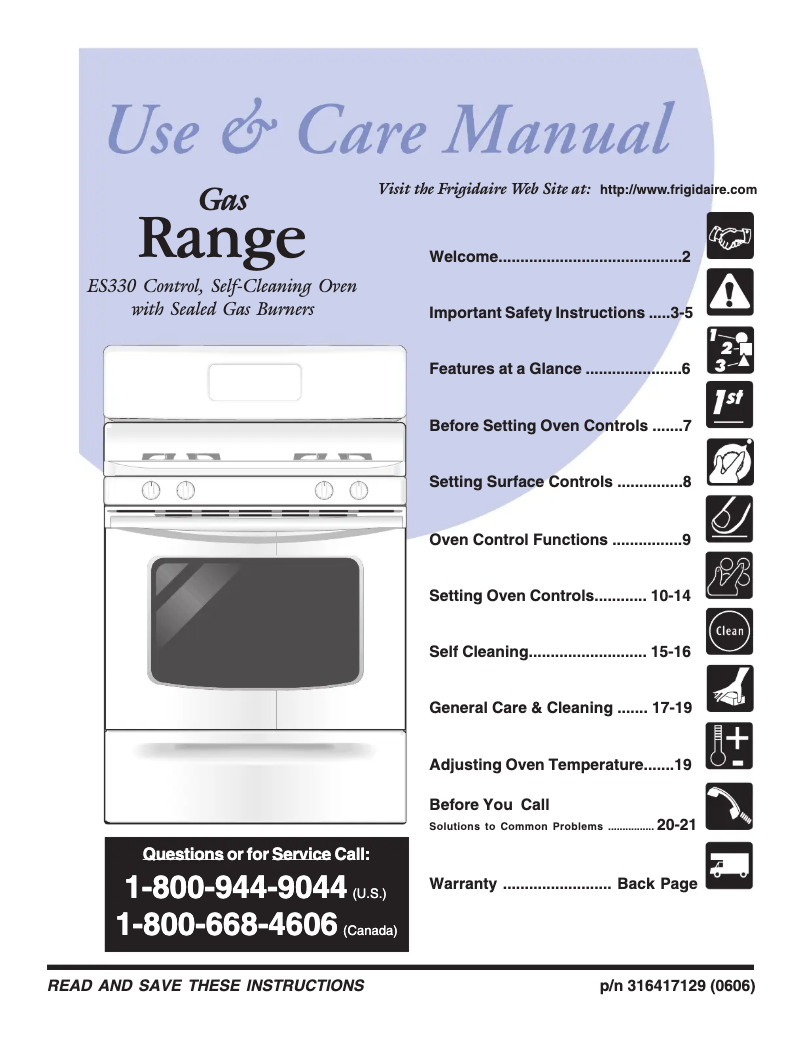 Image de la première page du manuel de l'appareil GLGFZ376FC