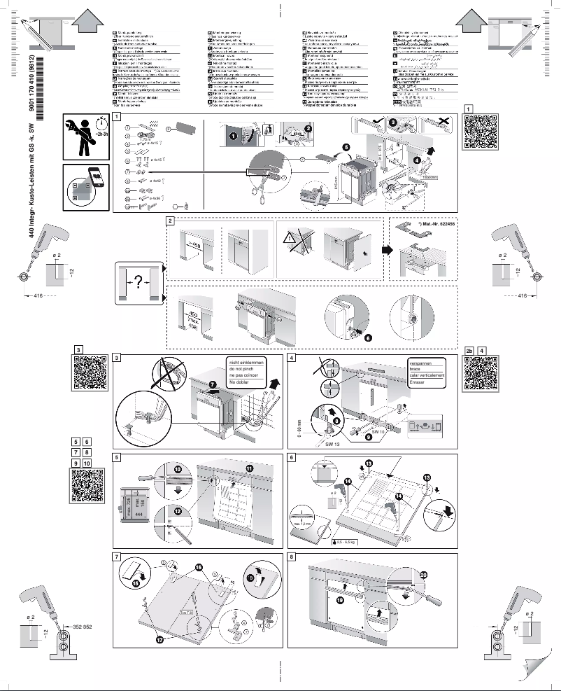 Page n°1 - Instructions / montage Constructa CP4A54J5