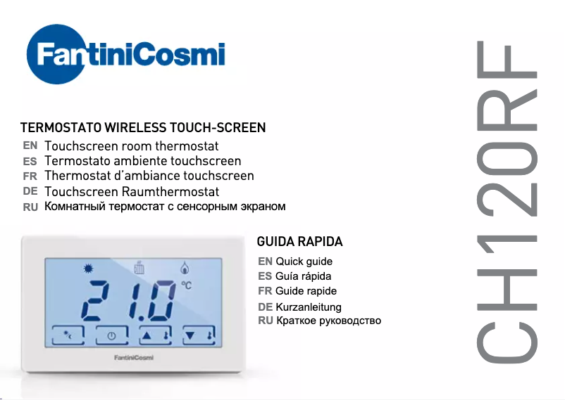 Image de la première page du manuel de l'appareil CH120RFR