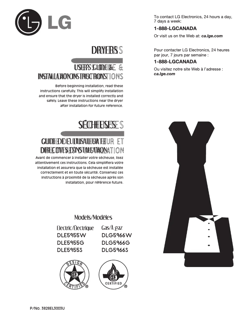 Page 1 de la notice Manuel utilisateur LG RN1304A