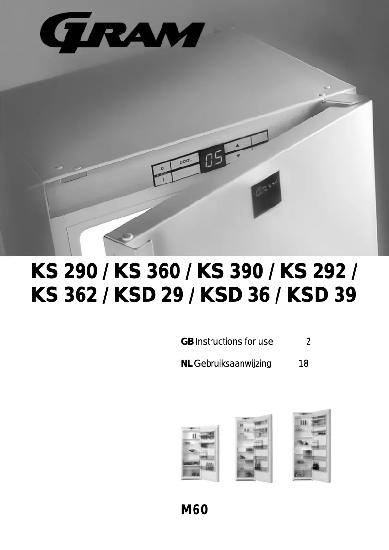 Image de la première page du manuel de l'appareil KSD36