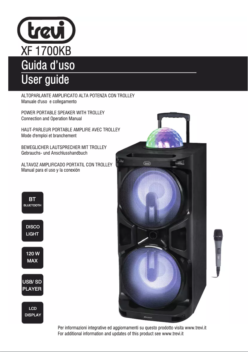 Image de la première page du manuel de l'appareil XF 1700 KB