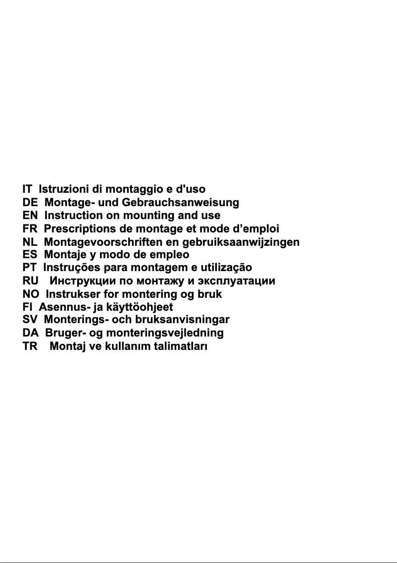 Page 1 de la notice Manuel utilisateur Elica Meridian