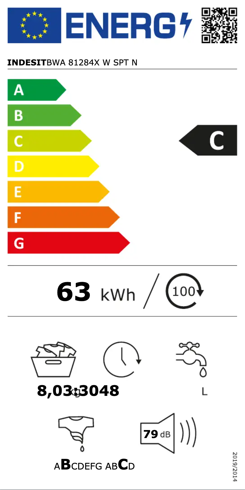 Page n°1 - Manuel utilisateur Indesit BWA 81284X W SPT N