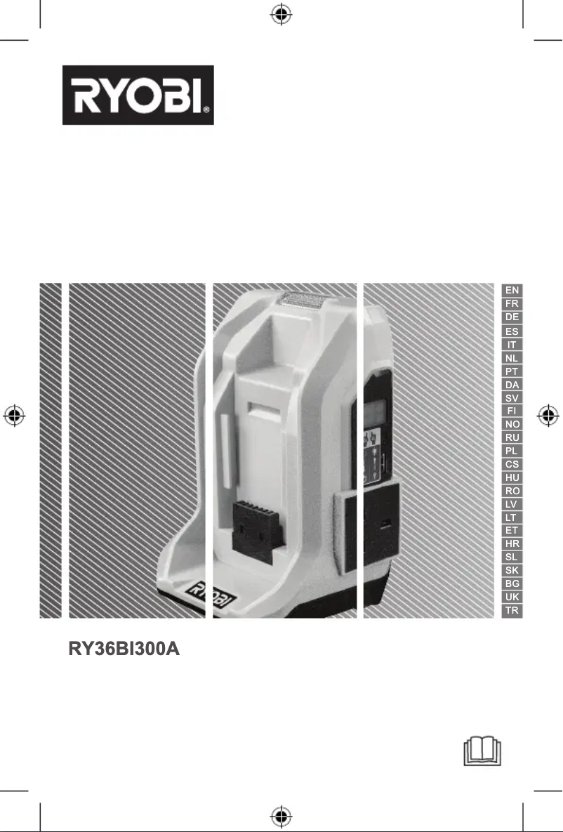 Page 1 de la notice Manuel utilisateur RYOBI RY36BI300A