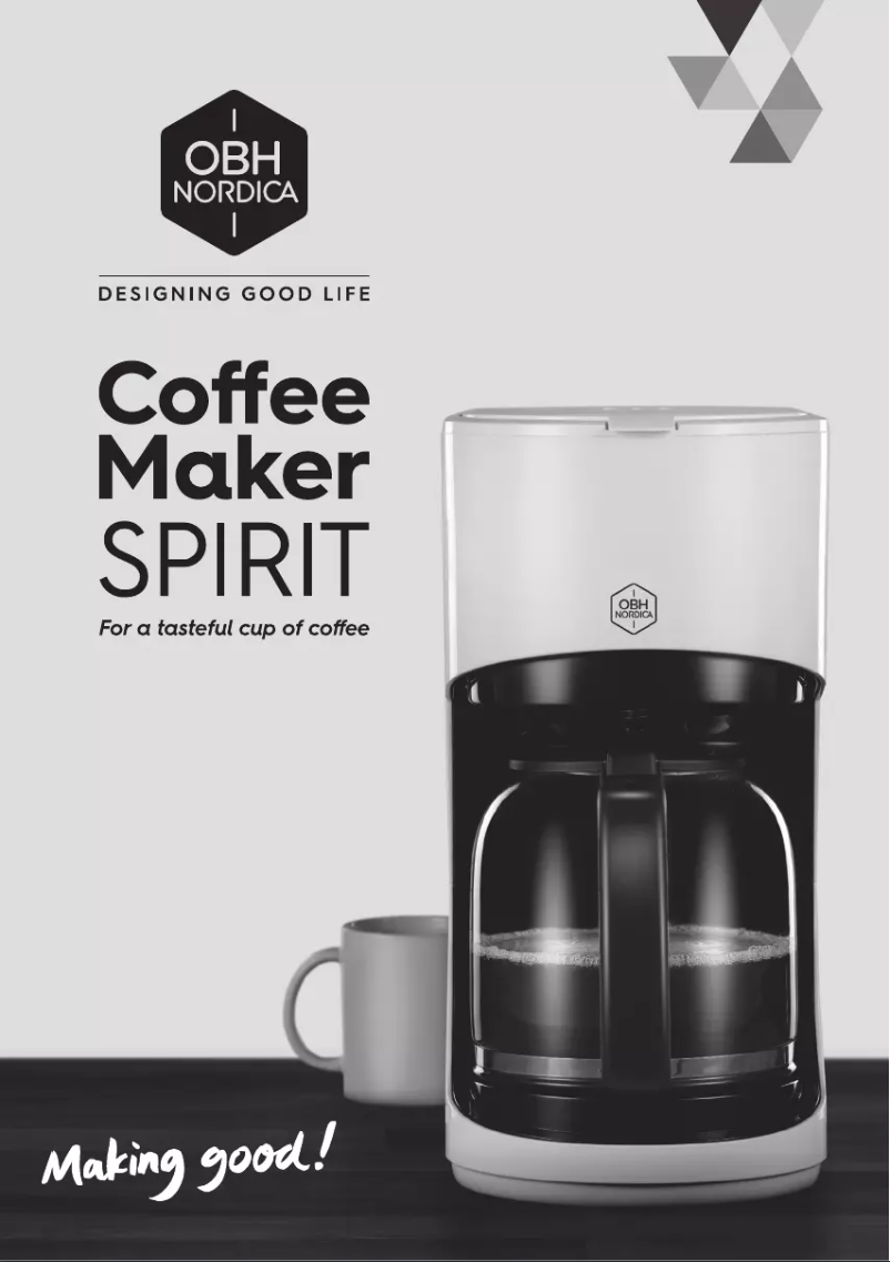 Page 1 de la notice Manuel utilisateur OBH Nordica Spirit Black 2309