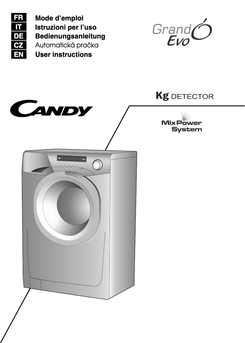 Image de la première page du manuel de l'appareil EVO1673DW/1-S