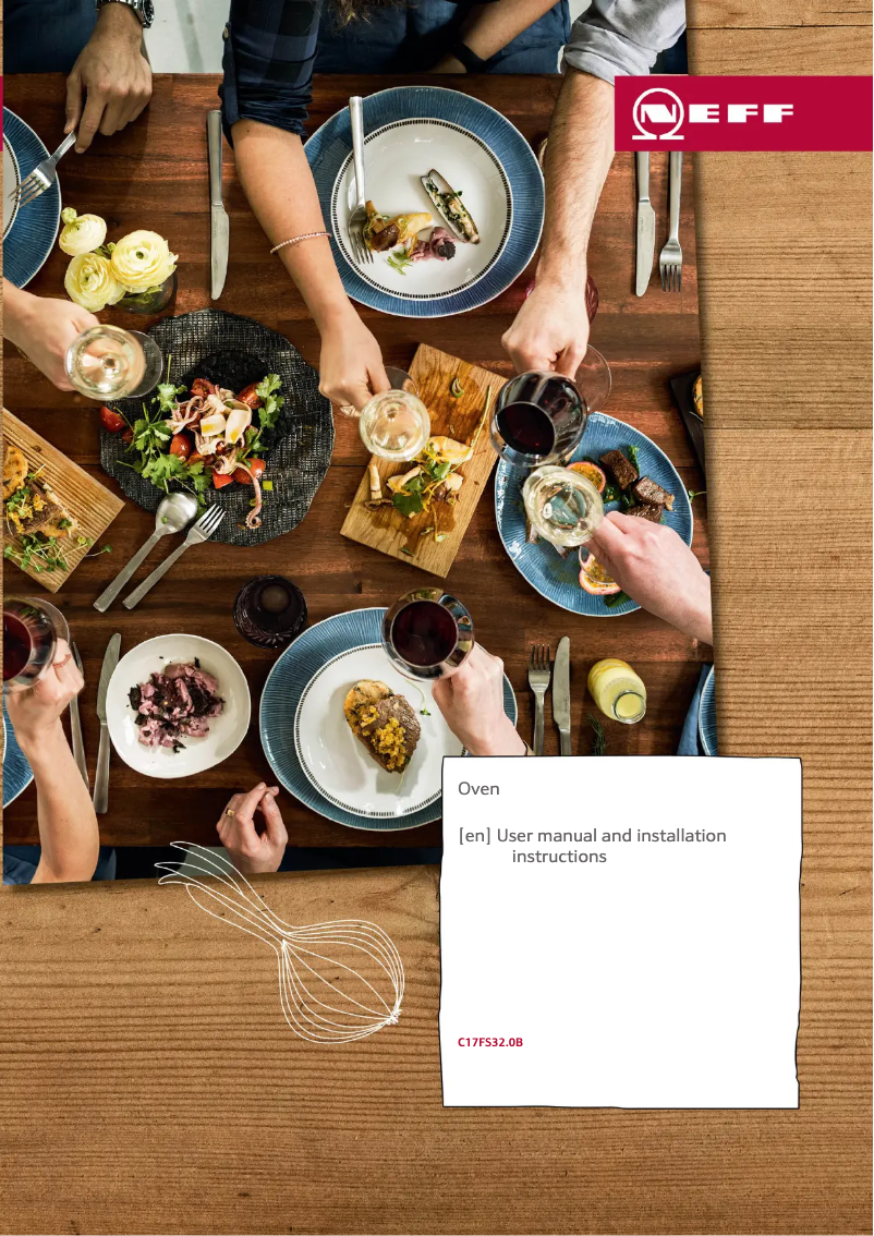Page 1 de la notice Guide d'installation Neff C17FS32H0B