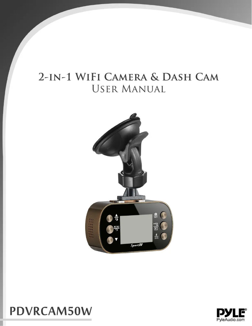 Image de la première page du manuel de l'appareil PDVRCAM50W