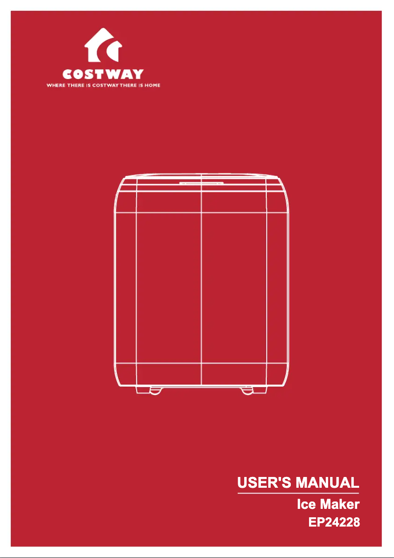 Page 1 de la notice Manuel utilisateur Costway EP24228