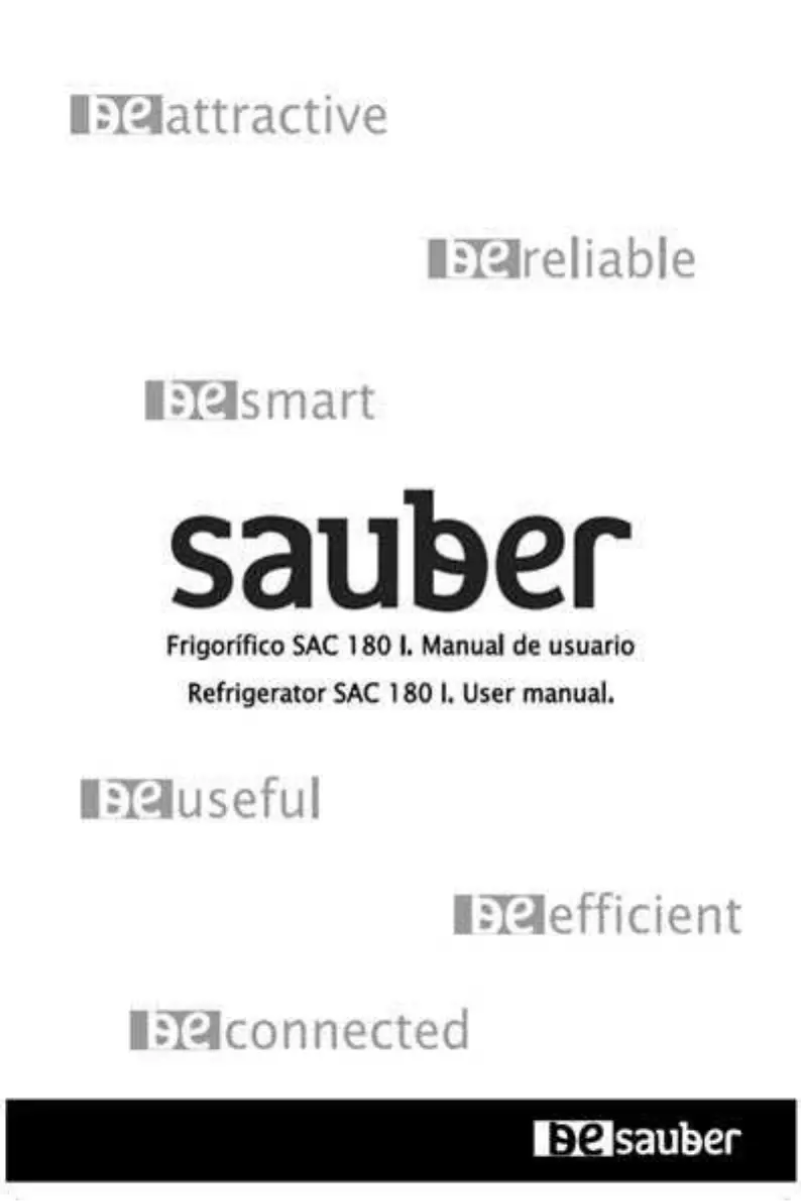 Page 1 de la notice Manuel utilisateur Sauber SAC180
