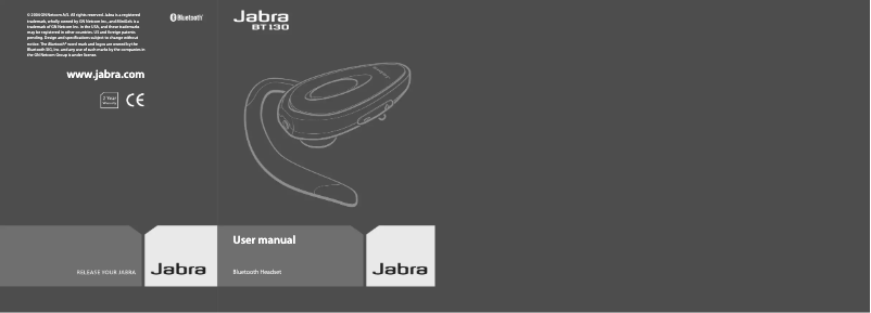 Image de la première page du manuel de l'appareil BT130