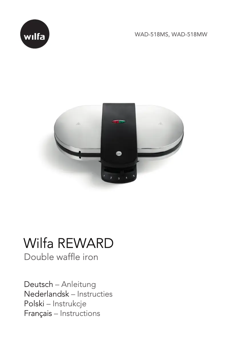 Page 1 de la notice Manuel utilisateur Wilfa Reward WAD-518MW
