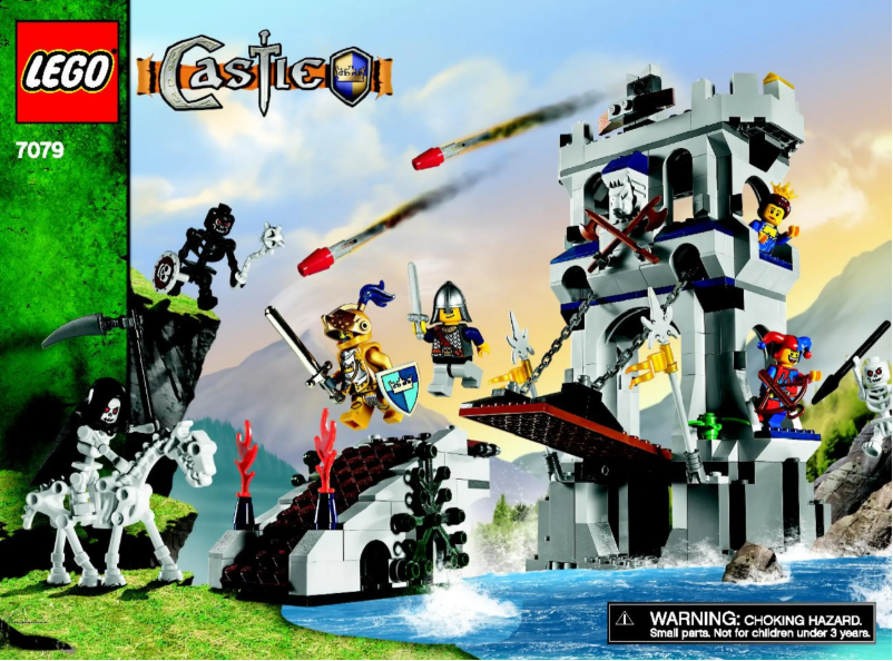 Page 1 de la notice Manuel utilisateur Lego Castle 7079
