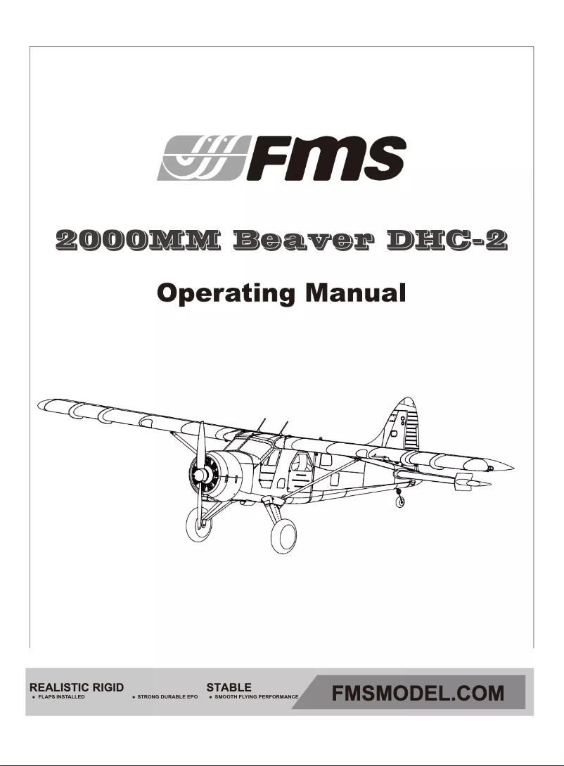 Page 1 de la notice Manuel utilisateur FMS DH-2 Beaver