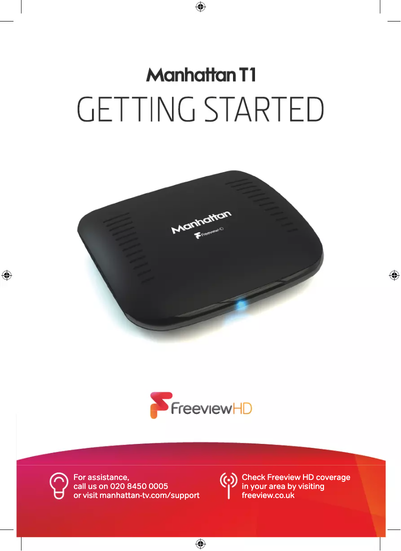 Page 1 de la notice Manuel utilisateur Manhattan T1