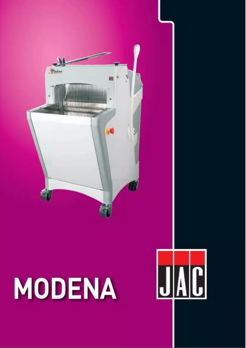 Image de la première page du manuel de l'appareil Modena