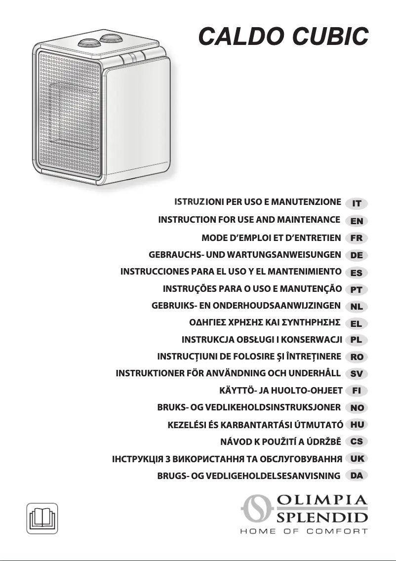 Página 1 del manual Manual de usuario Olimpia Splendid Caldo Cubic