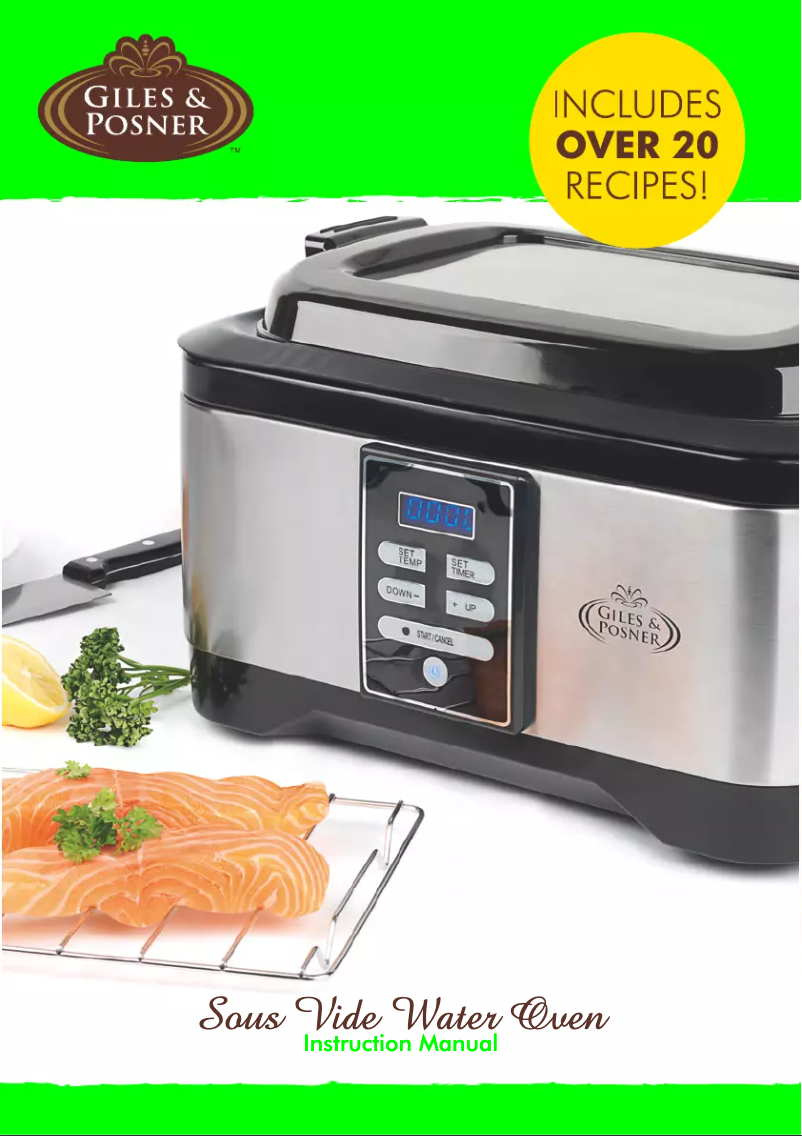 Image de la première page du manuel de l'appareil EK1295