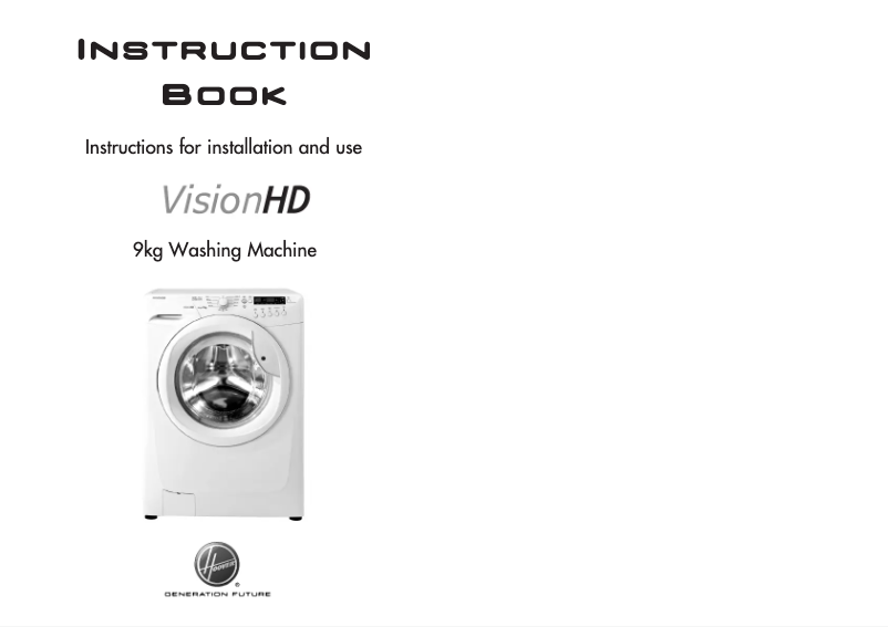 Page 1 de la notice Manuel utilisateur Hoover VHD944D-80