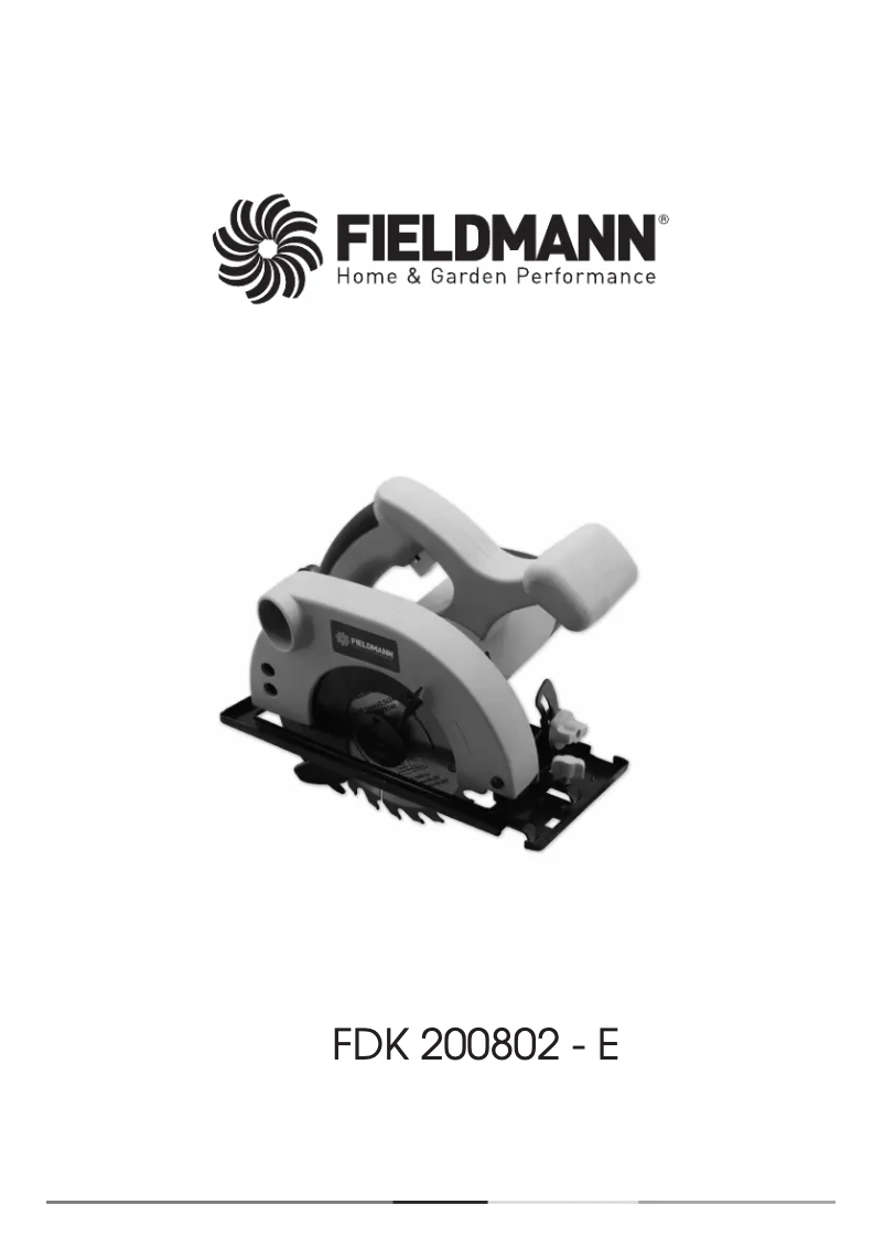Page n°1 - Manuel utilisateur Fieldmann FDK 200802-E