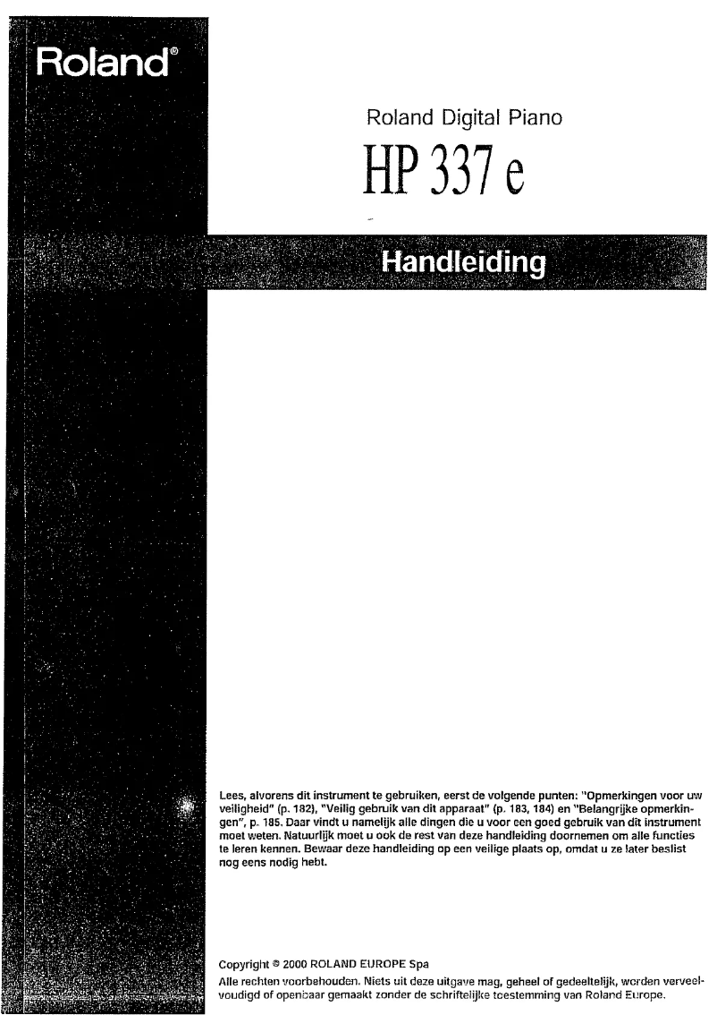 Image de la première page du manuel de l'appareil HP 337 e