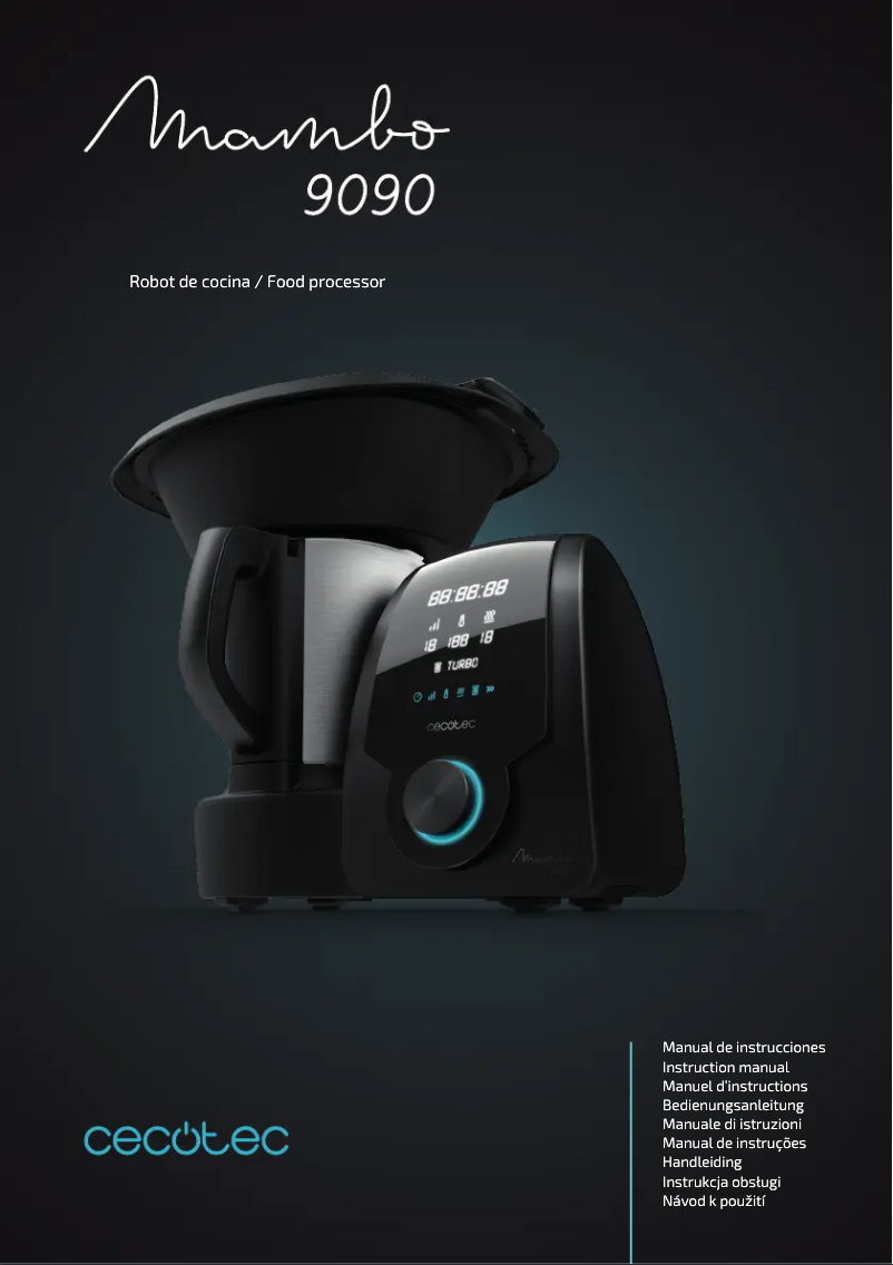 Page n°1 - Manuel utilisateur Cecotec Mambo 9090