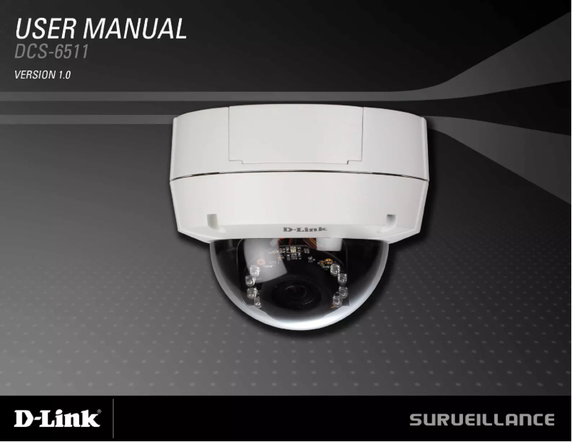 Page 1 de la notice Manuel utilisateur D-Link DCS-6511