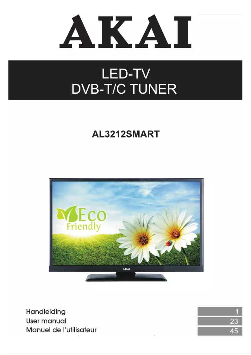 Page 1 de la notice Manuel utilisateur AKAI AL3212SMART
