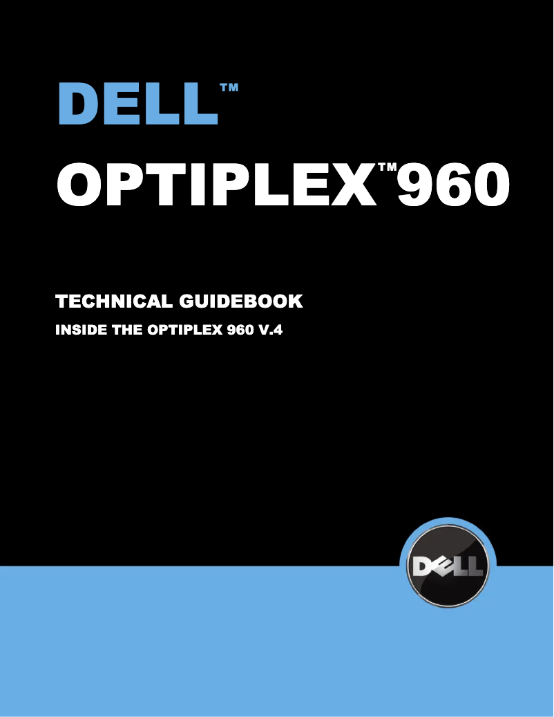 Page n°1 - Manuel utilisateur Dell Optiplex 960 Mini Tower