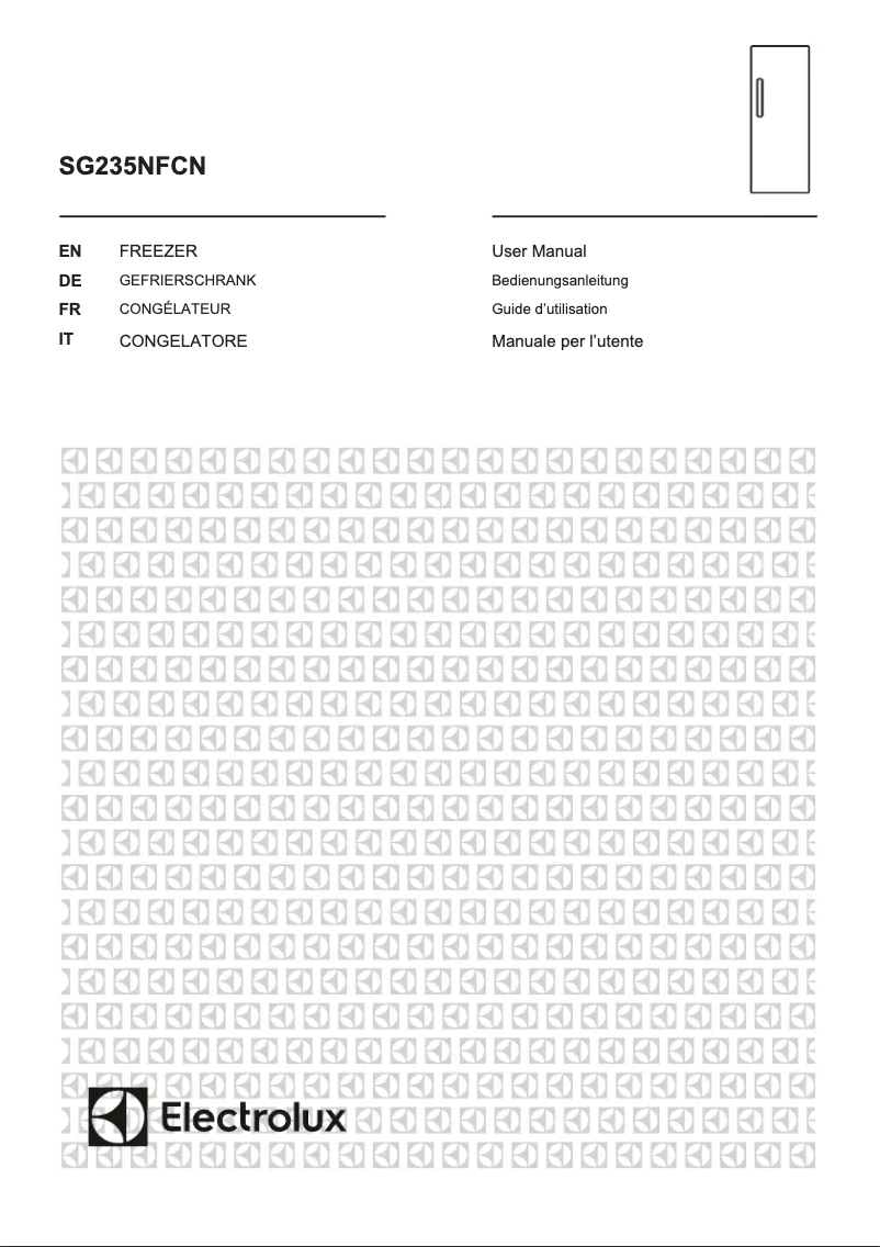 Image de la première page du manuel de l'appareil SG235NFCN