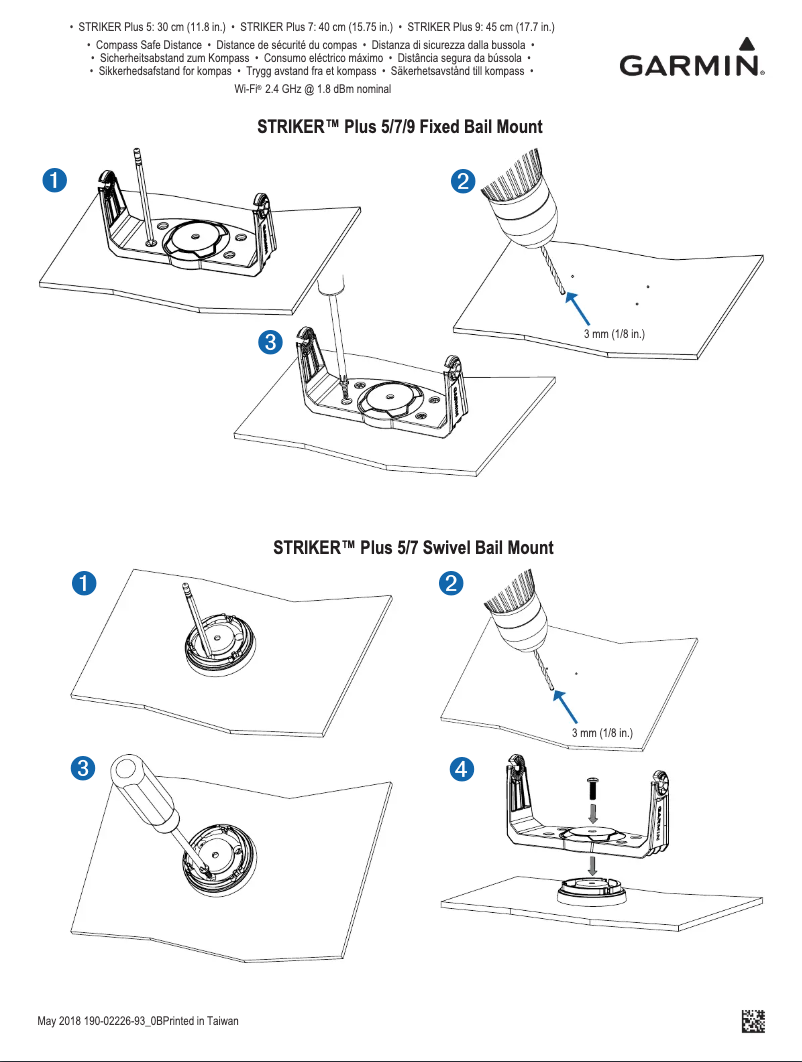 Page n°1 - Guide d'installation Garmin Striker Plus 7sv