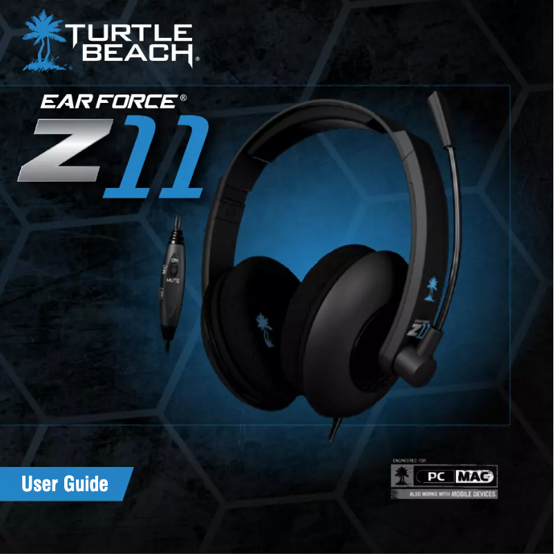 Page 1 de la notice Manuel utilisateur Turtle Beach Ear Force Z11
