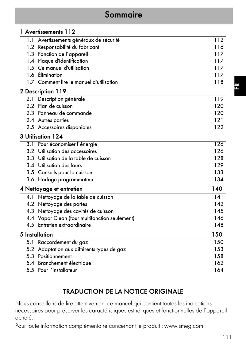 Image de la première page du manuel de l'appareil TR93GR