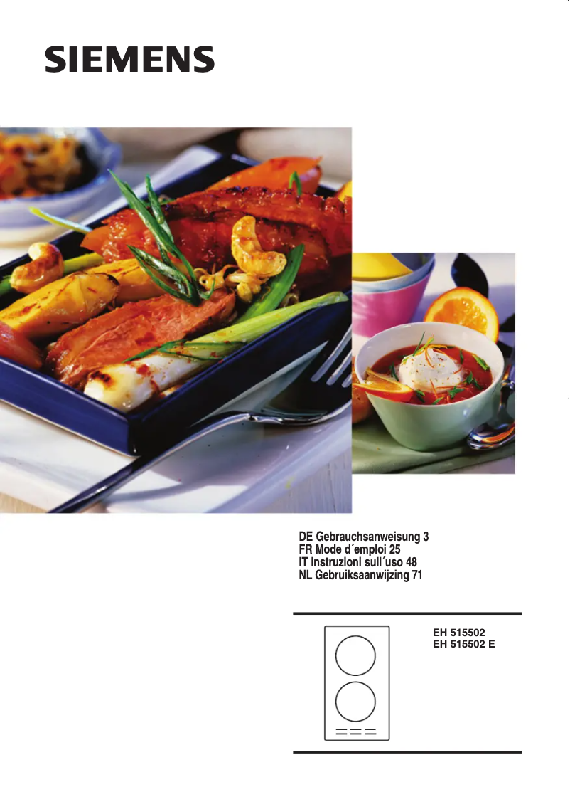 Image de la première page du manuel de l'appareil EH512502E