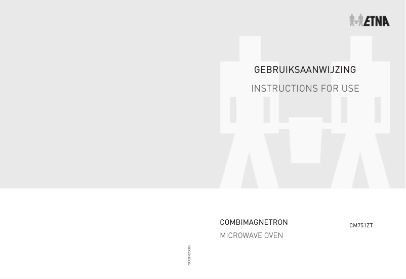 Image de la première page du manuel de l'appareil CM751ZT