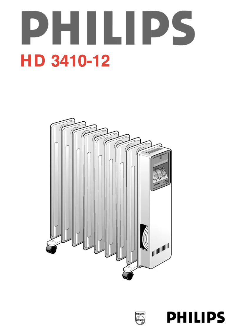 Page n°1 - Manuel utilisateur Philips HD3412