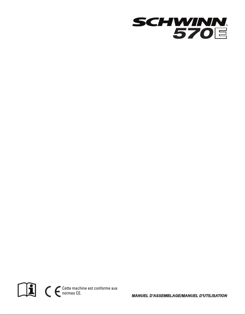 Page n°1 - Manuel utilisateur Schwinn 570E