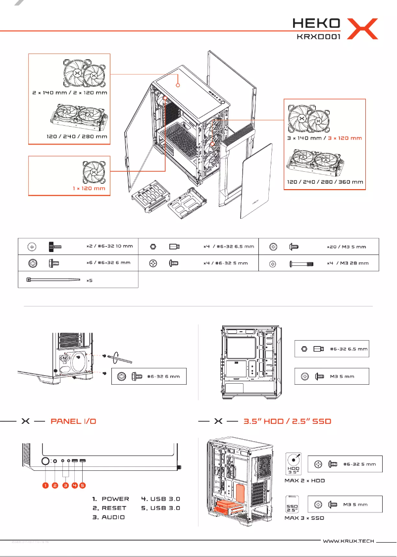 Image de la première page du manuel de l'appareil Heko KRXD001